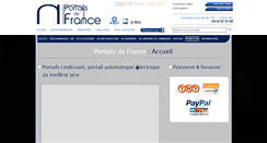 Desktop Screenshot of portailsdefrance.com